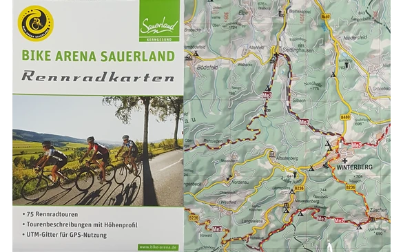 Bike-Arena Sauerland-Rennrad Kartenset
